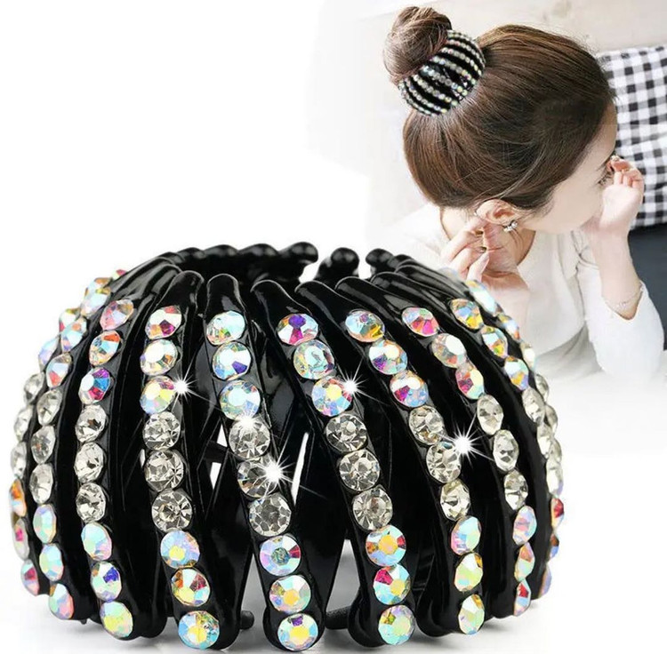 گیره گوجه ای تاشو نقره ای