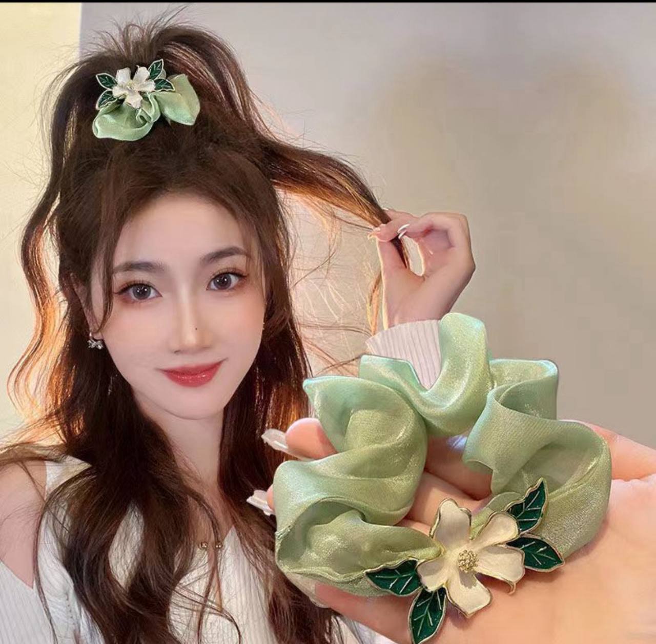 کش مو ساتن سگکدار